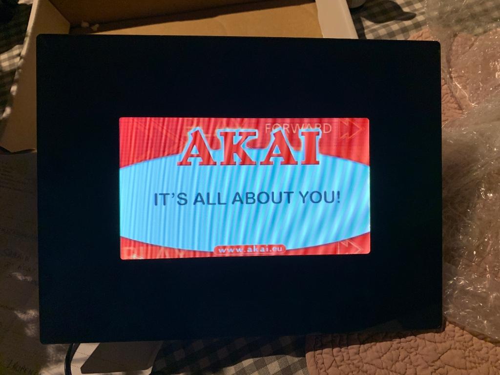 Akai digitale fotolijst 7" digitale fotolijst, Verzenden, Zo goed als nieuw, Ingebouwde speakers, Akai