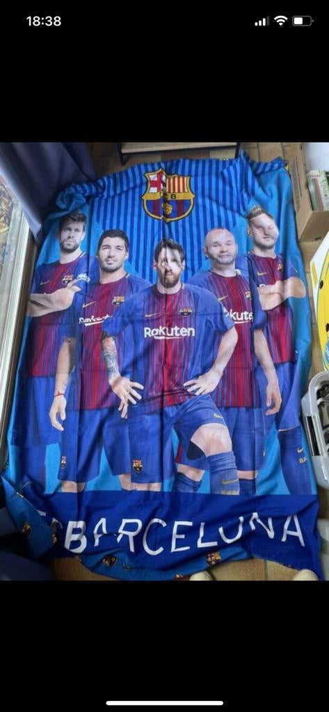 Barcelona dekbedovertrek 1 persoon NIEUW, Enlèvement ou Envoi, Neuf