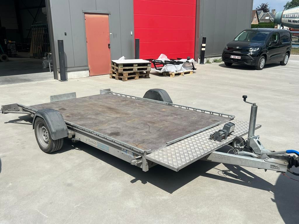 Tohaco luchtgeveerde aanhanger, Auto diversen, Aanhangers en Bagagewagens, Ophalen, Gebruikt