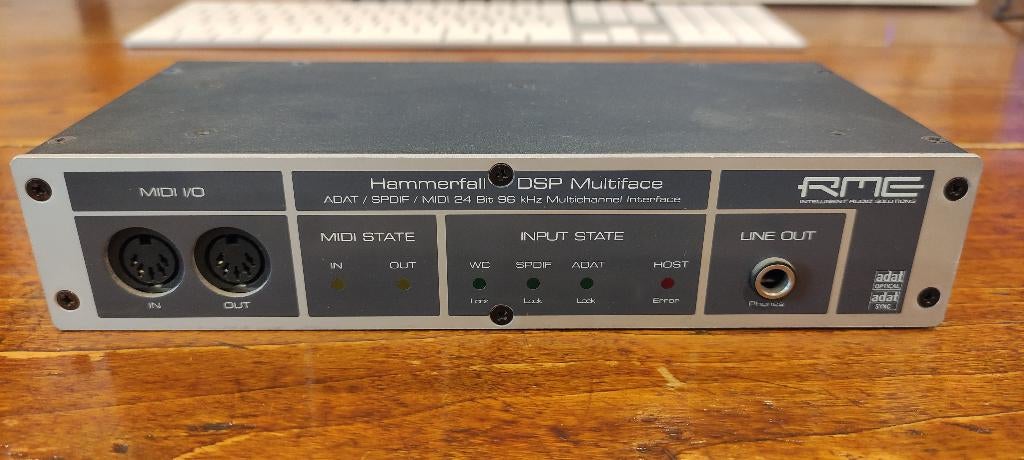RME Hammerfall DSP Multiface 24Bits/96kHz, Enlèvement, Utilisé, Audio