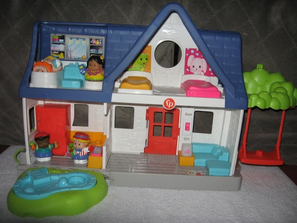 Huisje Fisher Price, Kinderen en Baby's, Speelgoed | Fisher-Price, Ophalen, Zo goed als nieuw, Speelset, Met licht