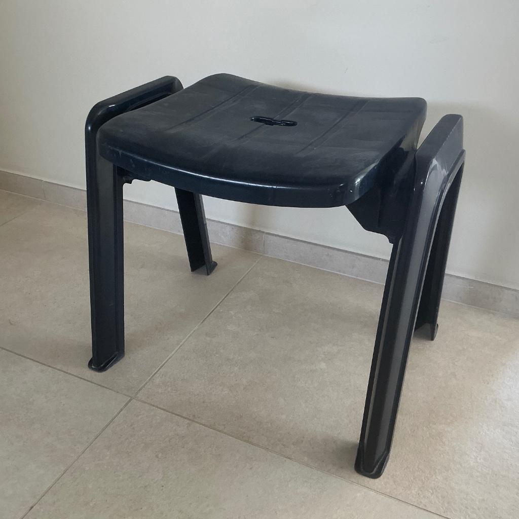 Stevig voetenbankje opstapje blauw, Tuin en Terras, Ophalen of Verzenden, Zo goed als nieuw