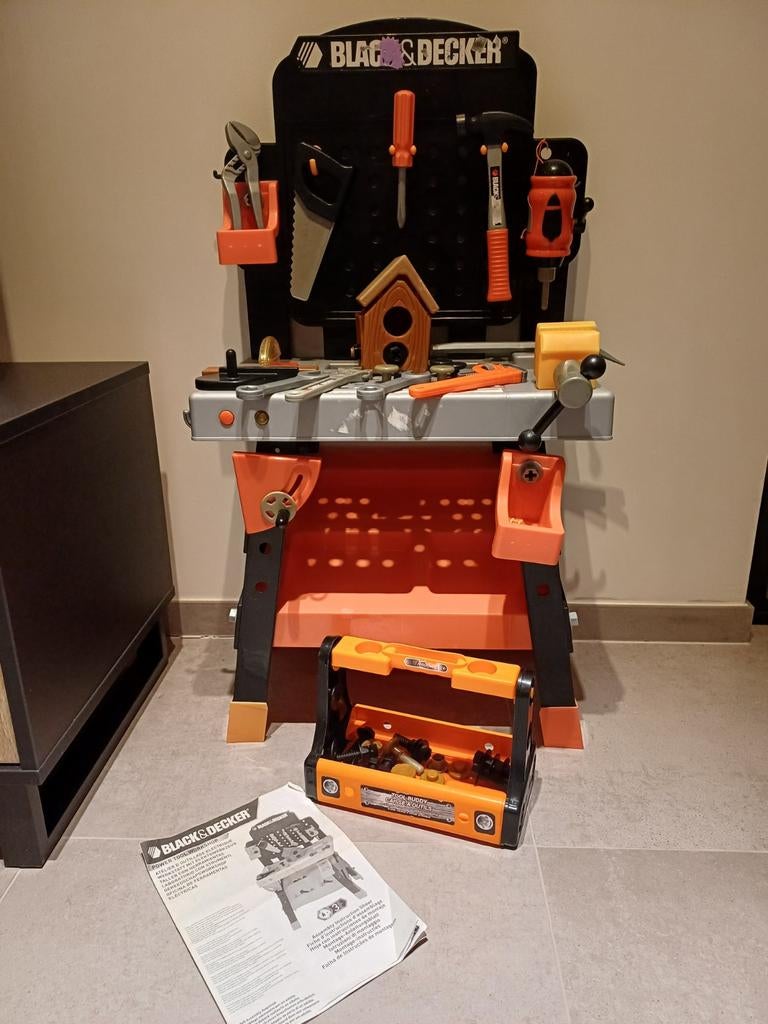 Speelgoed werkbank Black & Decker met extra accessoires, Ophalen