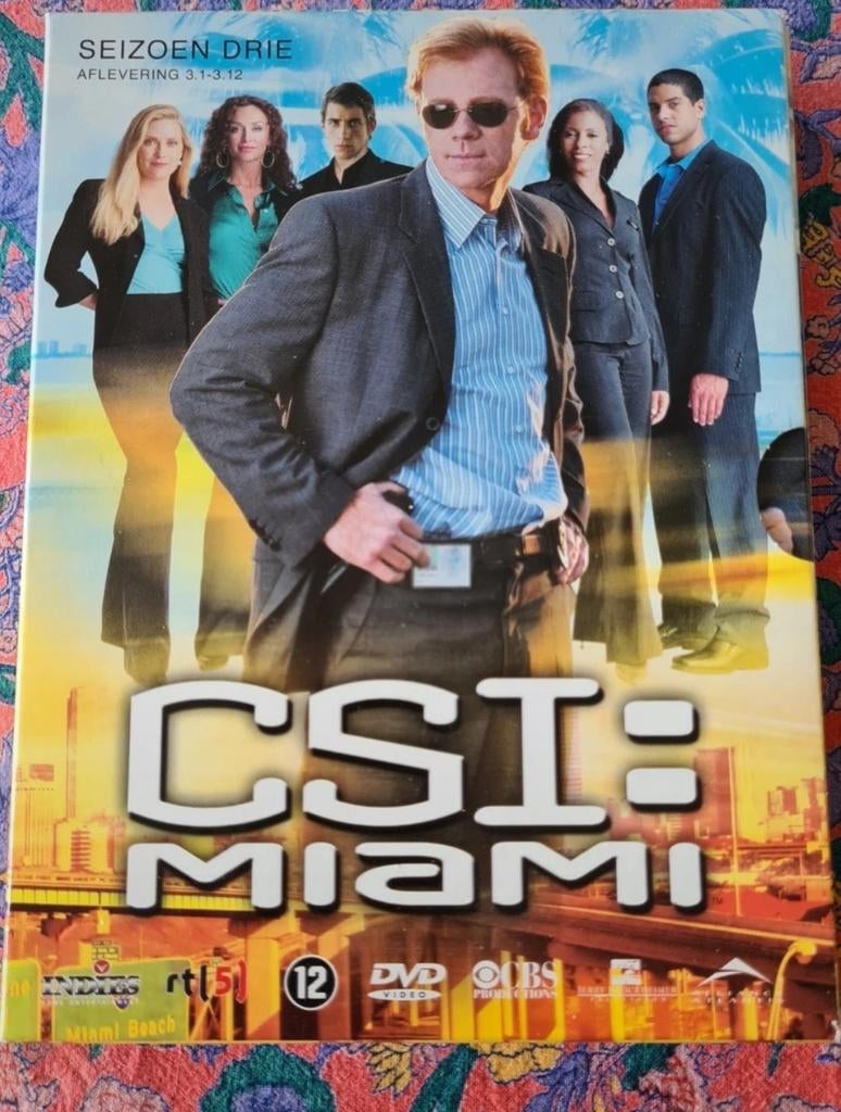 CSI:MIAMI season 3  aflevering 1 tot 12, Cd's en Dvd's, Dvd's | Tv en Series, Ophalen of Verzenden, Zo goed als nieuw