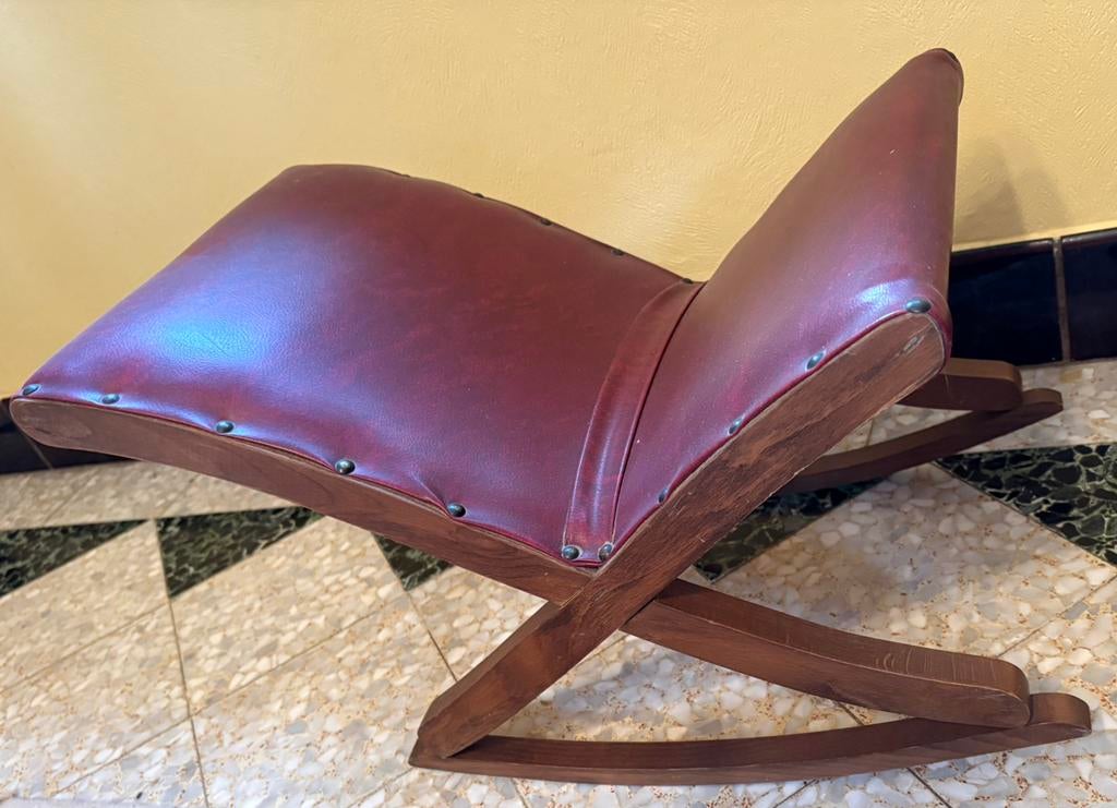 Vintage voetenbank / relaxkruk – jaren ’70/’80, Huis en Inrichting, Zetels | Voetbanken en poefs, Ophalen