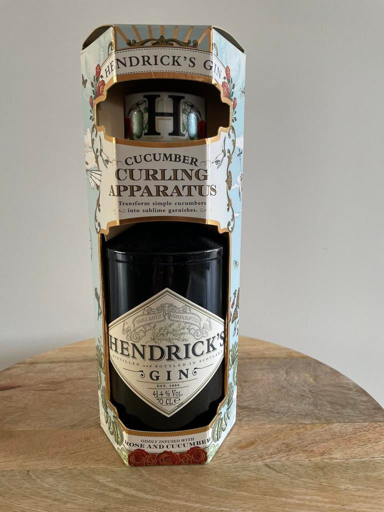 Hendrick’s gin + accessoire in geschenkverpakking, Ophalen, Nieuw