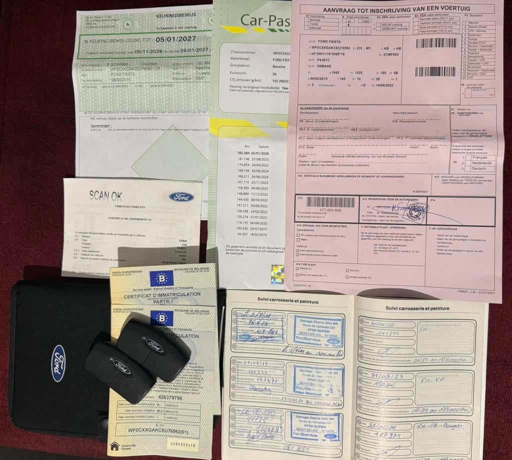 Ford fiesta benzine bj 2015, Autos, Achat, Entreprise