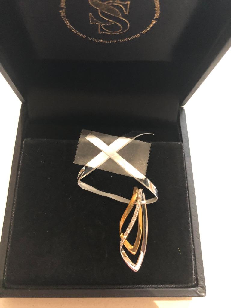 schitterende gouden hanger NEUF val 980 euro Vlaanderen in e, Handtassen en Accessoires, Kettinghangers, Ophalen, Nieuw, Goud