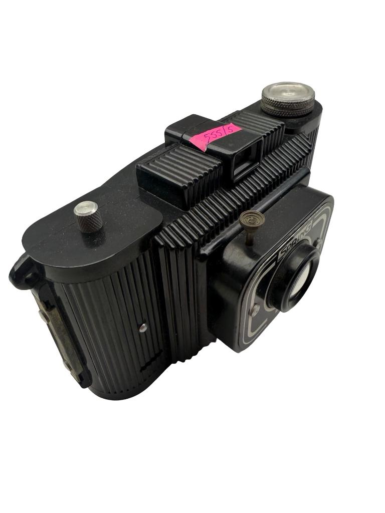 Fex Spring 6x9 camera — Bakeliet — Frankrijk rond 1955, Verzamelen, Foto-apparatuur en Filmapparatuur, 1940 tot 1960, Ophalen of Verzenden