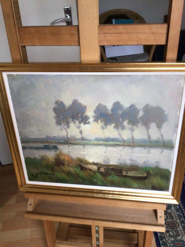 Jan Maes, olie/doek., Antiek en Kunst, Ophalen