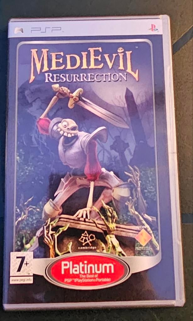 psp medievil +7, Consoles de jeu & Jeux vidéo, Jeux | Sony PlayStation Portable, Comme neuf, Aventure et Action, 1 joueur, À partir de 7 ans