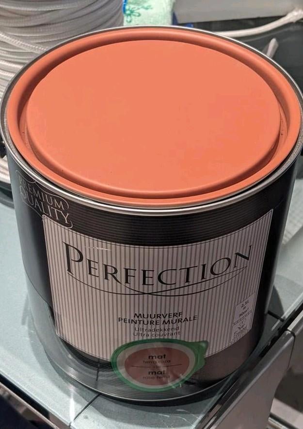 * Muurverf - Mat - Perfection - 2,5L nieuw., Overige kleuren, Nieuw, Ophalen of Verzenden, Verf