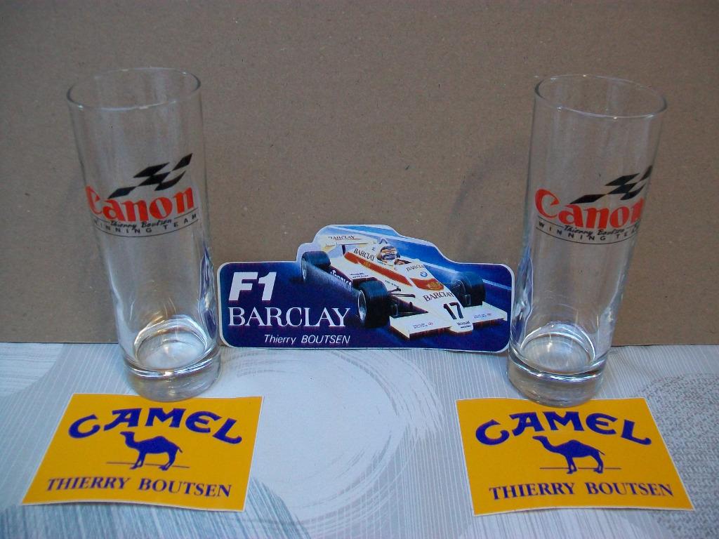Thierry Boutsen F1 - Barclay - Camel - Canon - Circuit, Verzamelen, Automerken, Motoren en Formule 1, Ophalen of Verzenden, Gebruikt