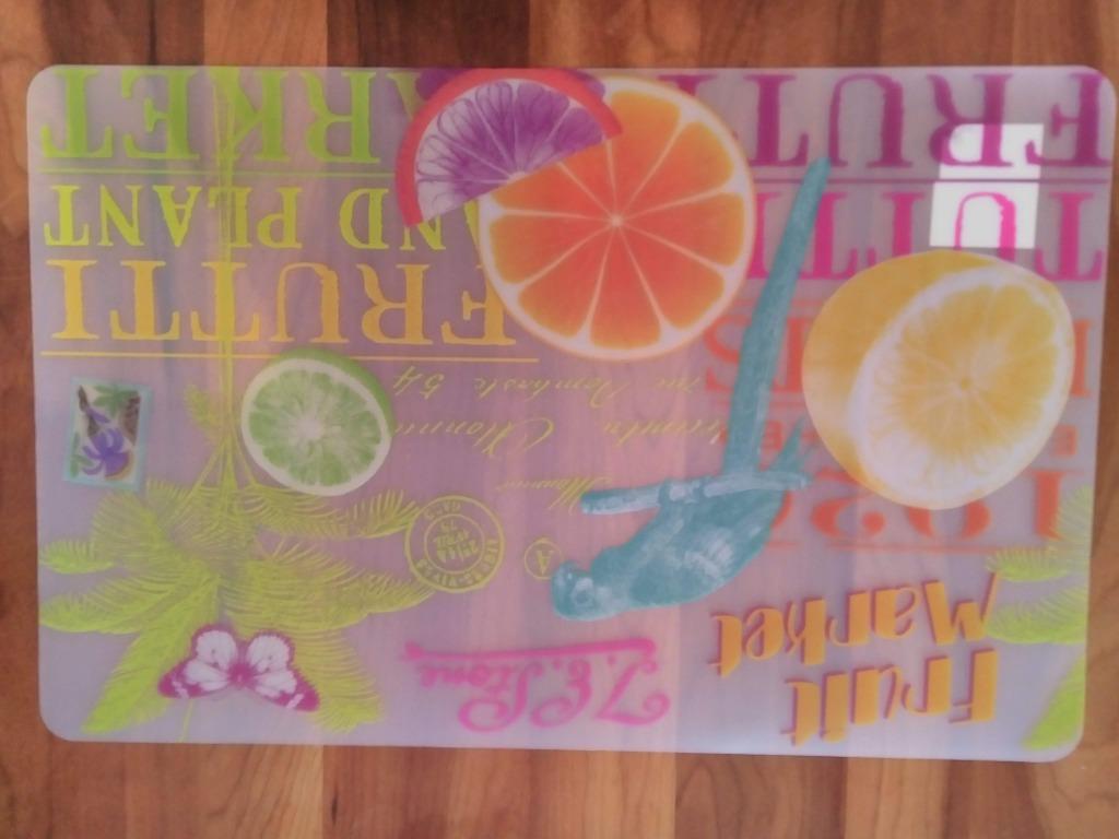 Placemats tropical fruit, Ophalen of Verzenden, Nieuw
