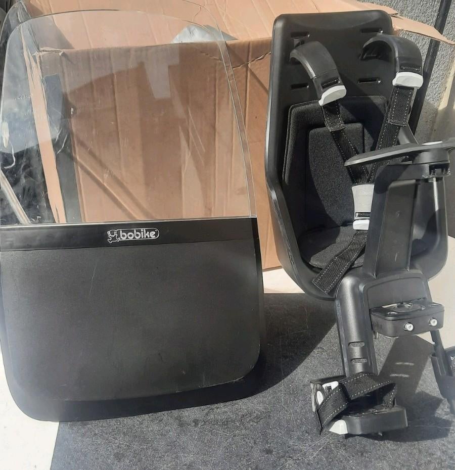 Siège vélo avant Bobike noir, Vélos & Vélomoteurs, Accessoires vélo | Sièges de vélo, Comme neuf, Enlèvement ou Envoi