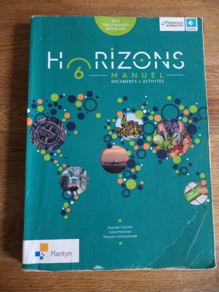 Horizons 6, Livres, Enlèvement ou Envoi, Utilisé, Secondaire, Géographie