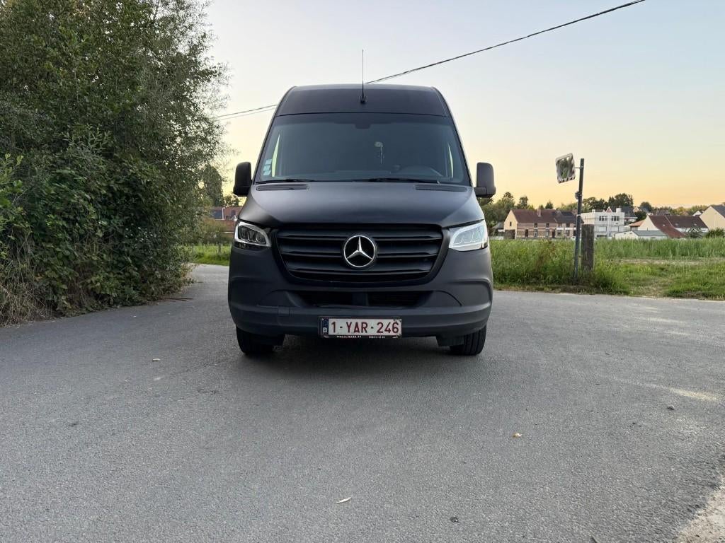 Mercedes Sprinter 316cdi/L2H2/Full Optio/Autom/Att-Rem3500kg, Automaat, 4 cilinders, Start-stop-systeem, Leder en Stof