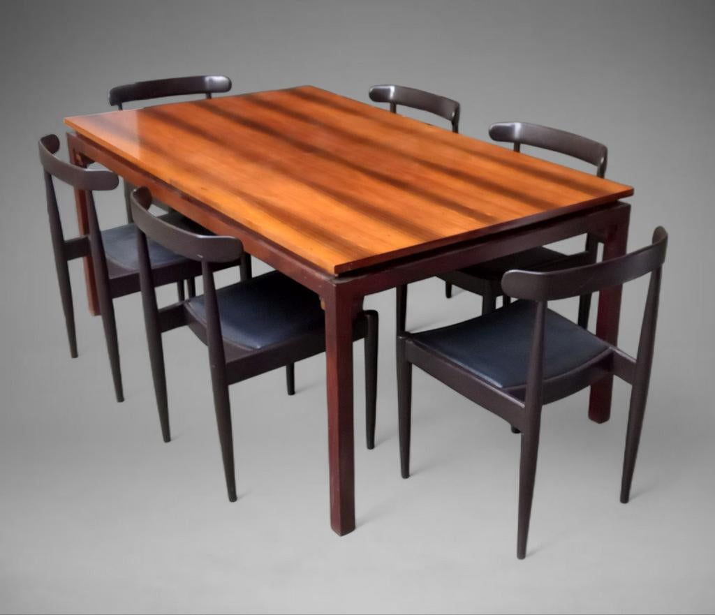 Table extensible et chaises Alfred Hendrickx Belform, Maison & Meubles, Enlèvement, Comme neuf