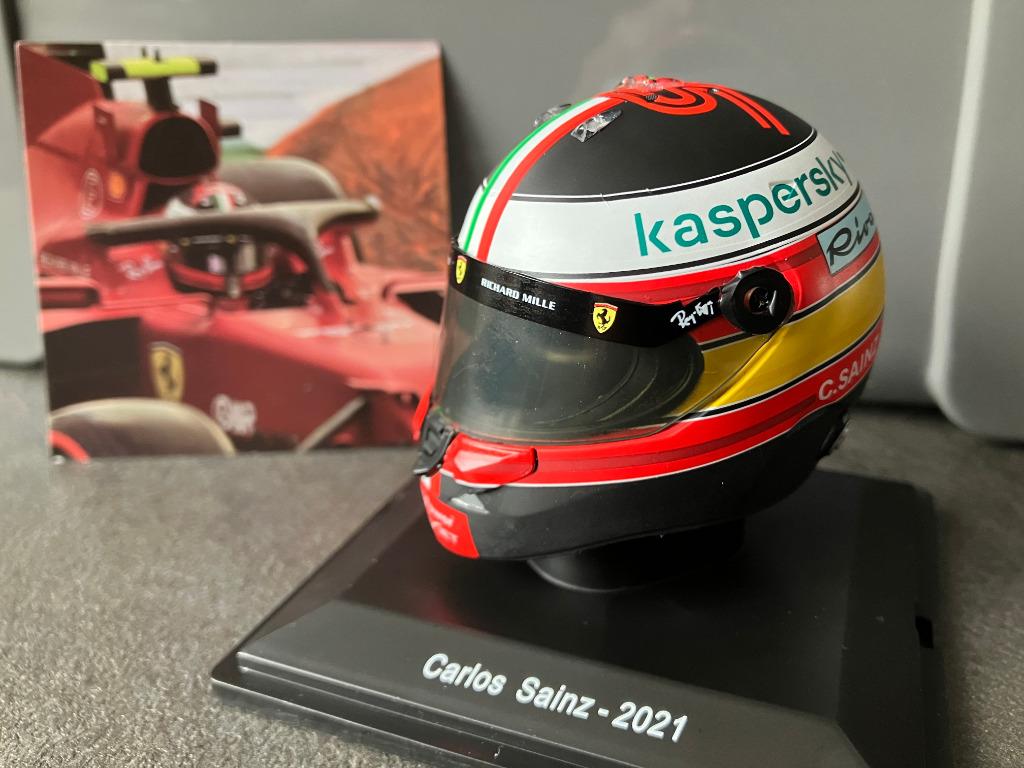 Carlos Sainz 1:5 helm 2021 Italië GP Ferrari SF21 F1, Ophalen of Verzenden, Nieuw, Formule 1