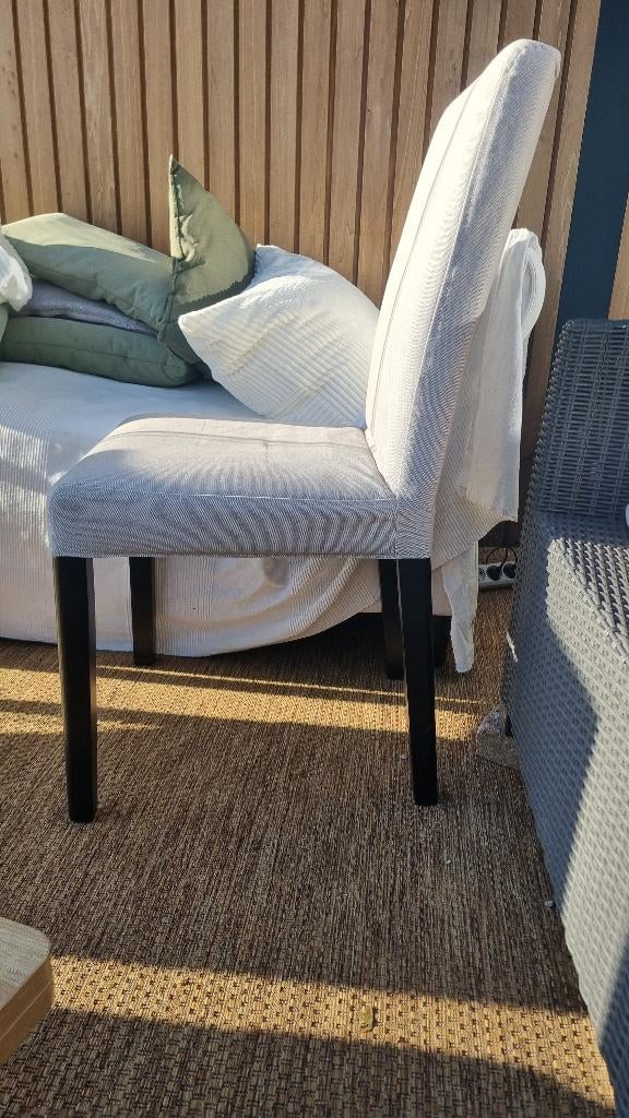 Chaises salle a manger, Enlèvement, Utilisé, Gris, Tissus