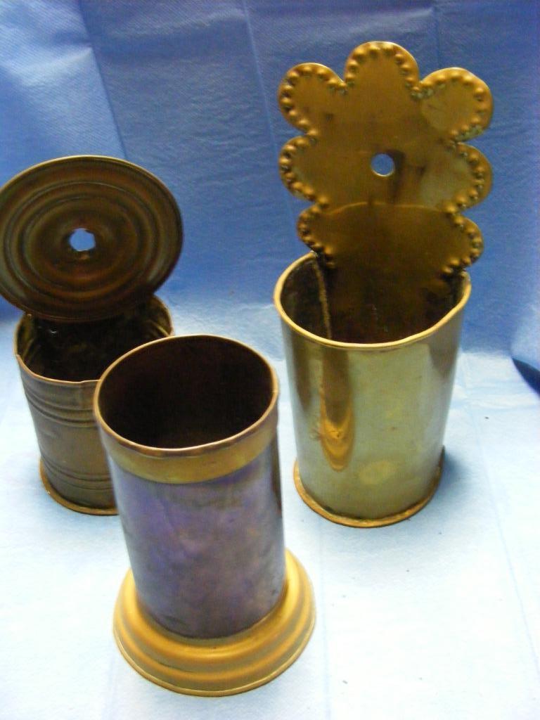 "Stekkepotten" in koper, Antiek en Kunst, Antiek | Brons en Koper, Ophalen of Verzenden, Koper