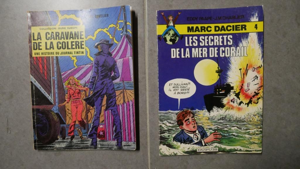 BD Line La Caravane colère / Marc Dacier Secrets mer corail, Livres, Enlèvement ou Envoi