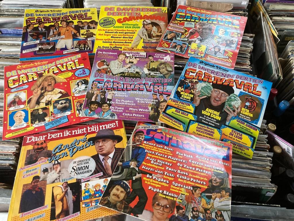 CARNAVAL/Andre van Duin/ 8 lp’s samen, Cd's en Dvd's, Vinyl | Nederlandstalig, Zo goed als nieuw, Ophalen of Verzenden