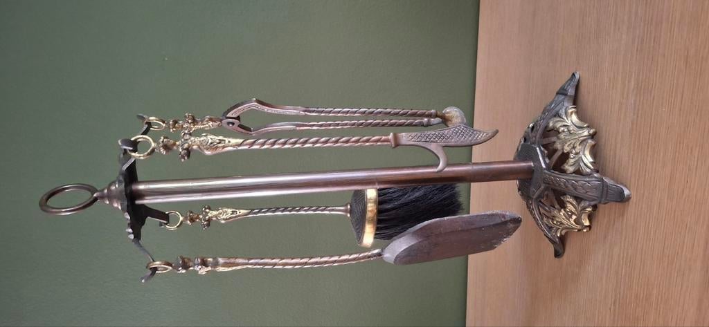 Open haard set, Ophalen