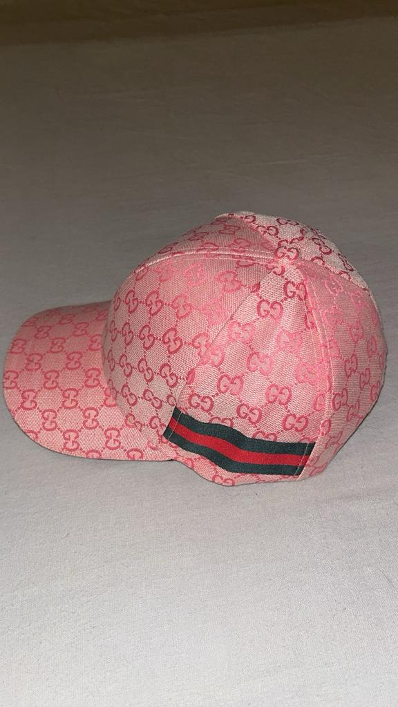 Roze gucci pet, Enlèvement ou Envoi, Comme neuf, 57 cm (M, 7⅛ pouces) ou moins, Casquette