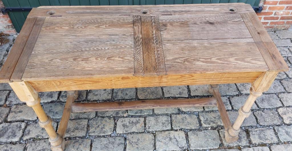 Mooie antieke schoolbank., Enlèvement ou Envoi, Utilisé