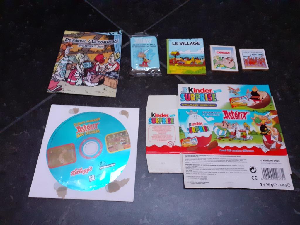 Astérix Uderzo lot articles divers, Collections, Enlèvement ou Envoi, Astérix et Obélix, Utilisé, Autres types