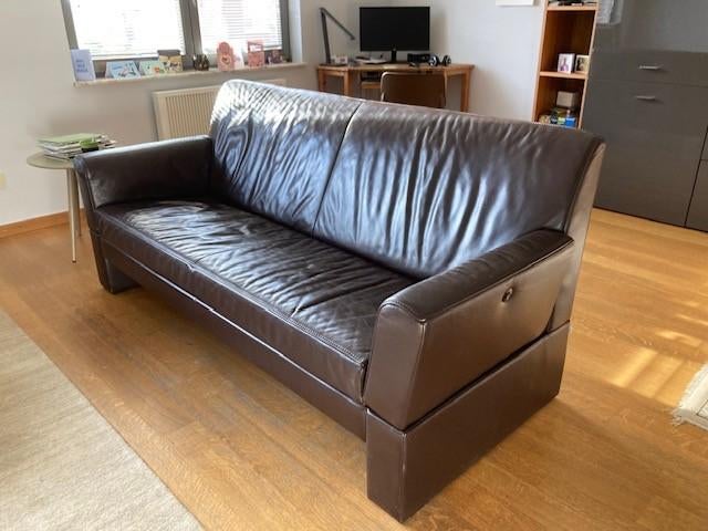 Canapé Jori marron foncé, Enlèvement, Utilisé, Autres dimensions, 75 à 100 cm