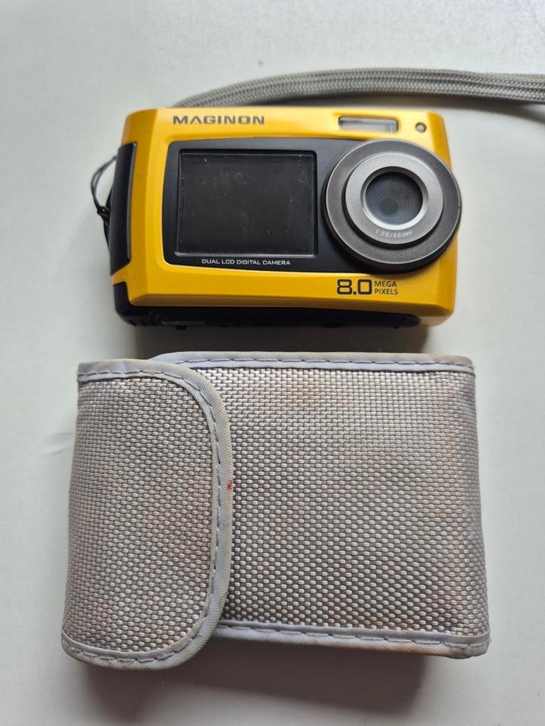 Onderwater digitale camera + hoes, Ophalen of Verzenden, Zo goed als nieuw