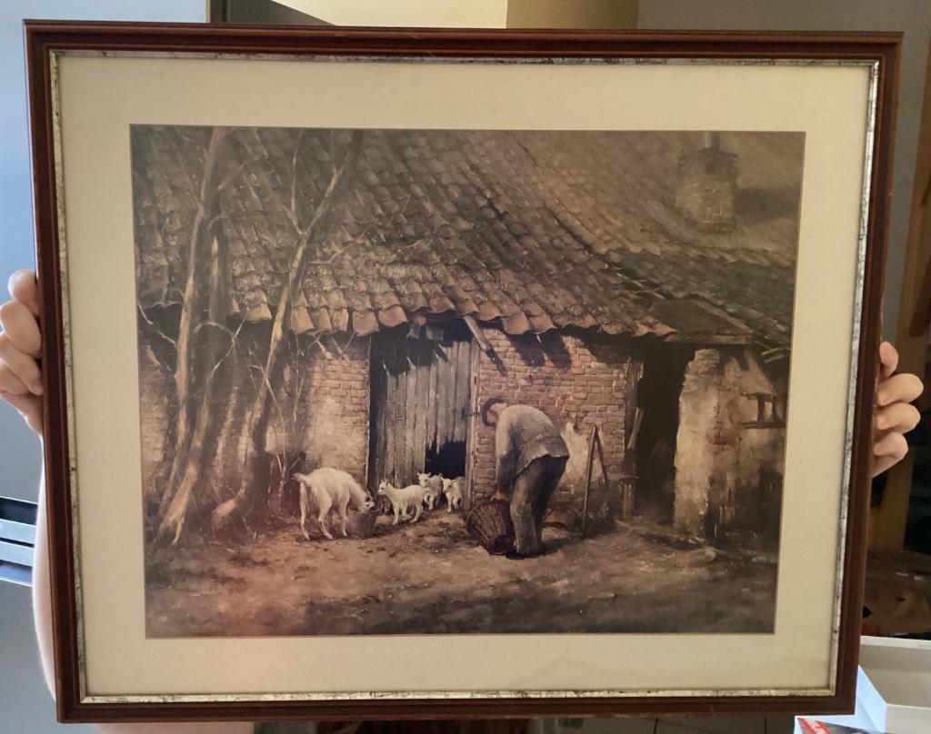 Leon Engelen foto geitjes in kader, Enlèvement ou Envoi