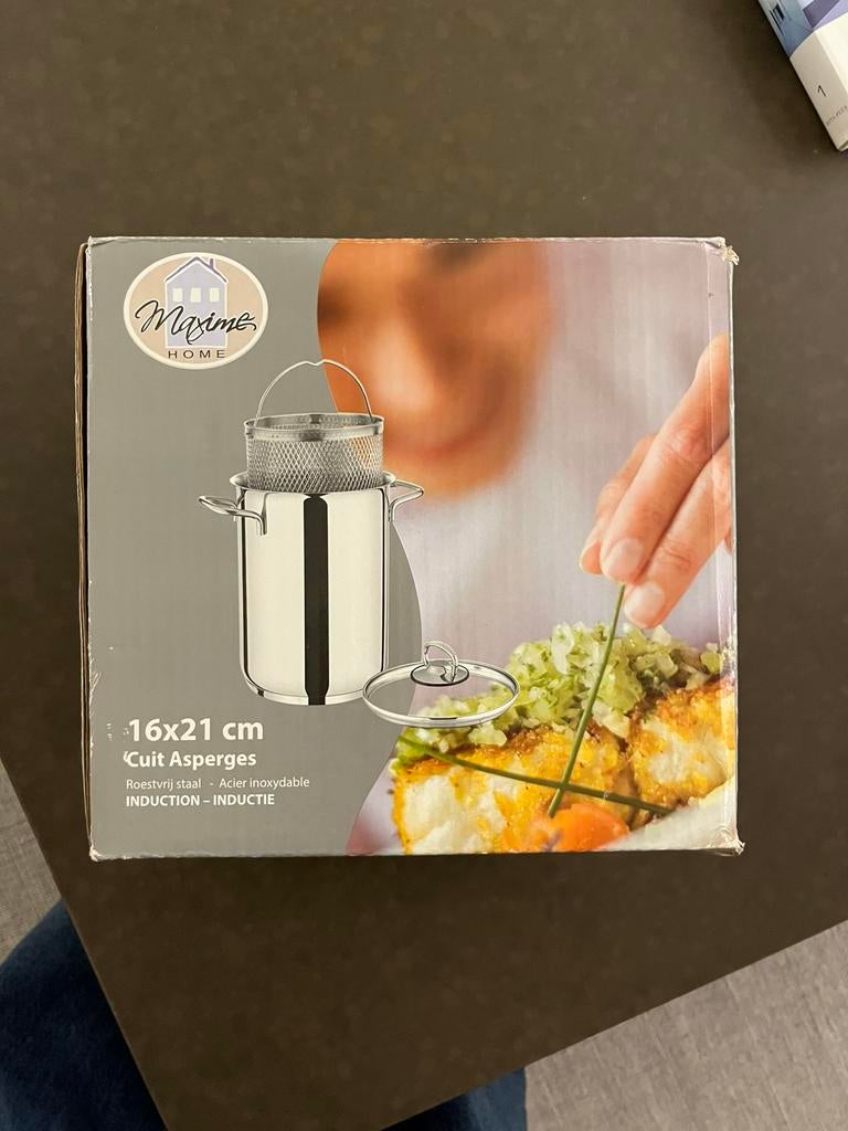 Asperge kookpot, Huis en Inrichting, Keuken | Potten en Pannen, Ophalen, Nieuw