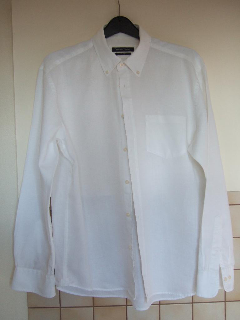 Belle chemise 100% lin Marco-Polo taille 41/42, Enlèvement ou Envoi