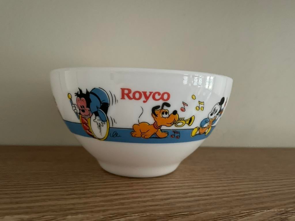 Vintage Kom Royco Disney Arcopal, Enlèvement ou Envoi, Utilisé, Autres styles, Récipient(s)