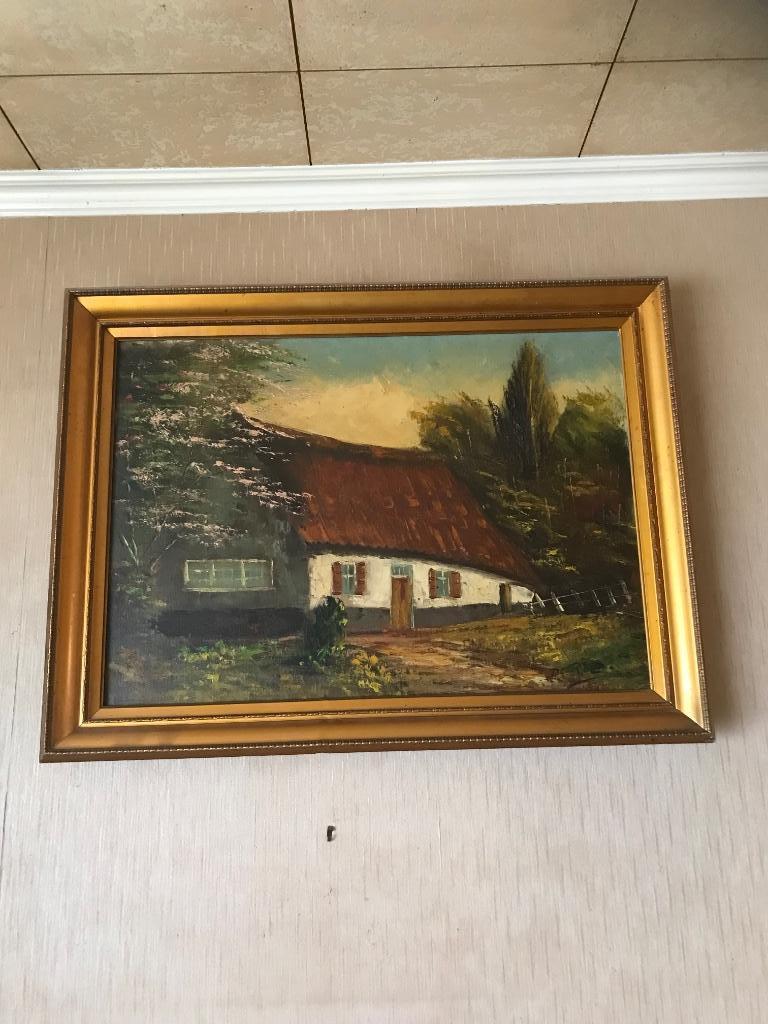 Schilderij, Ophalen, Gebruikt, 50 tot 75 cm, Schilderij