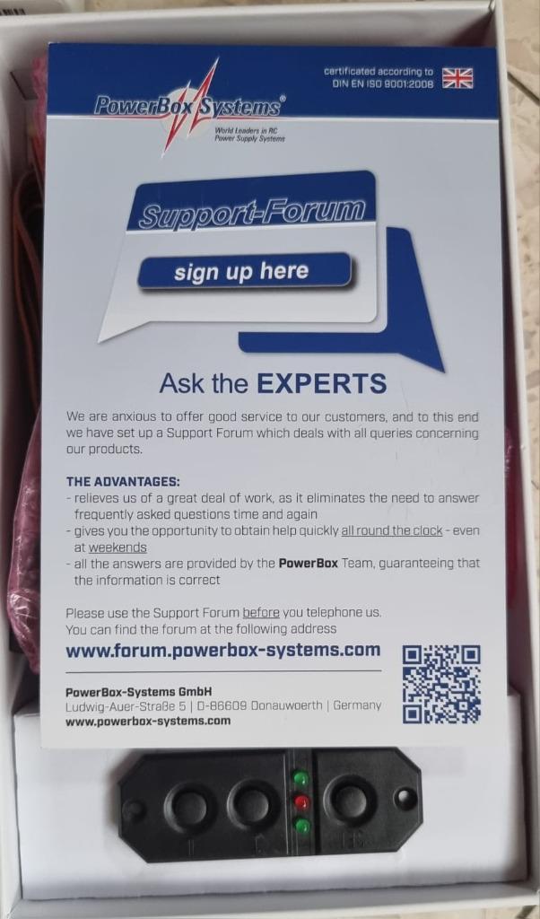 POWERBOX- Emcotec complete set, Hobby en Vrije tijd, Modelbouw | Radiografisch | Vliegtuigen, Ophalen, Nieuw, Overige typen