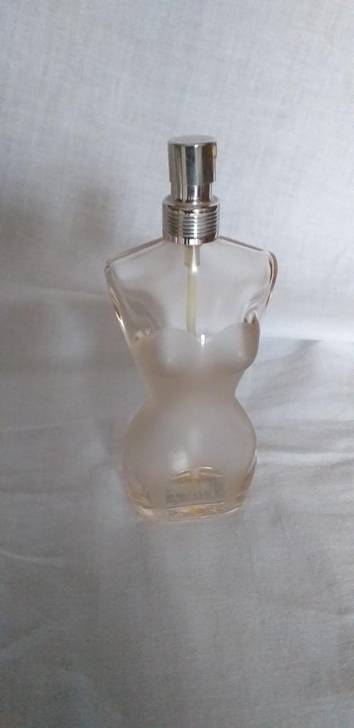 Jean Paul Gaultier flacon parfum vide, Collections, Parfums, Enlèvement ou Envoi, Utilisé