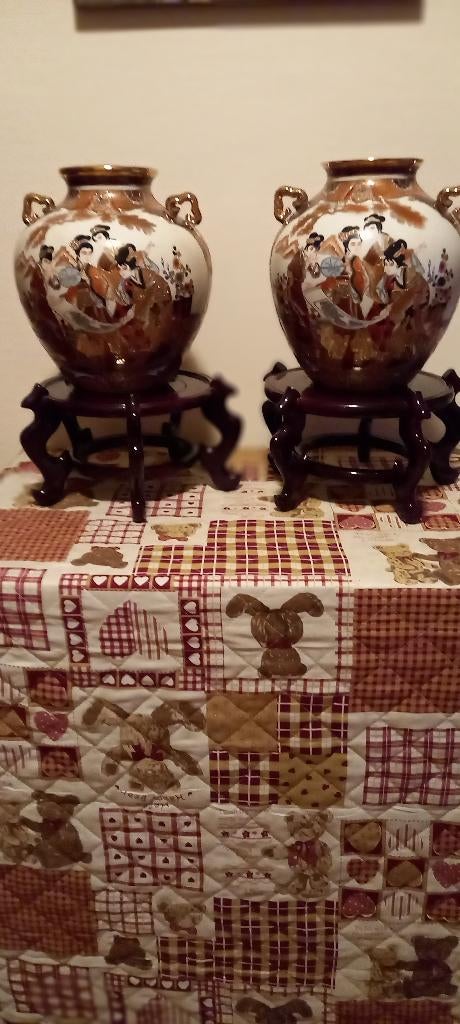 Vazen, Ophalen of Verzenden, Zo goed als nieuw, Aardewerk of Porselein, Minder dan 50 cm