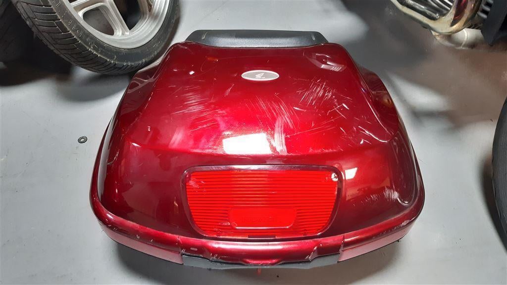 Honda 16 transalp XLV XL 700 deauville topkoffer rood en zwa, Ophalen of Verzenden, Gebruikt