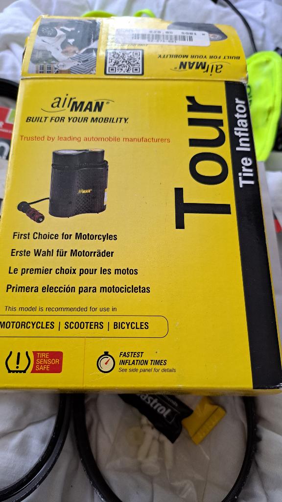 moto AirMan tyre inflator, Motos, Enlèvement ou Envoi