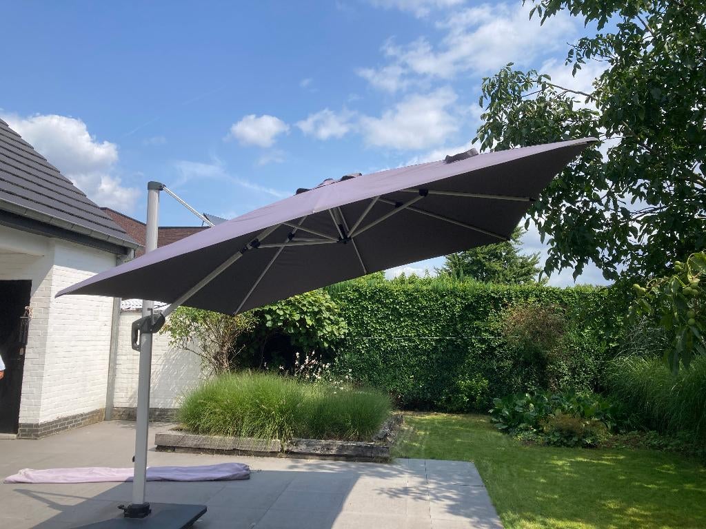tuinparasol, Tuin en Terras, Ophalen, Gebruikt, 3 tot 4 meter, Kantelbaar