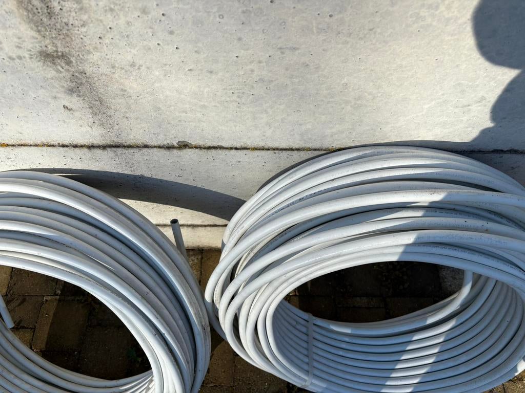 150 meter henco buis 16 mm wit, Doe-het-zelf en Bouw, Buizen en Afvoer, Ophalen, Minder dan 20 mm, 6 meter of meer, PVC