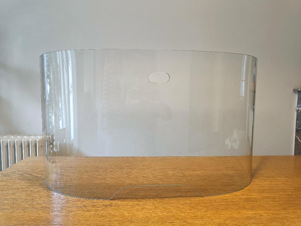 Pare-feu en verre trempé (0,6x93x51), Enlèvement ou Envoi, Utilisé, Cheminée au bois