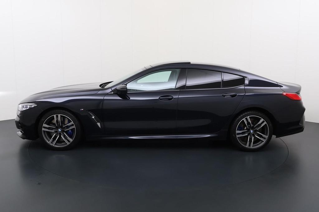 BMW 8 Serie Gran Coupé M850i xDrive High Executive softclos, Autos, BMW, Cuir, Achat, 4395 cm³, Entreprise