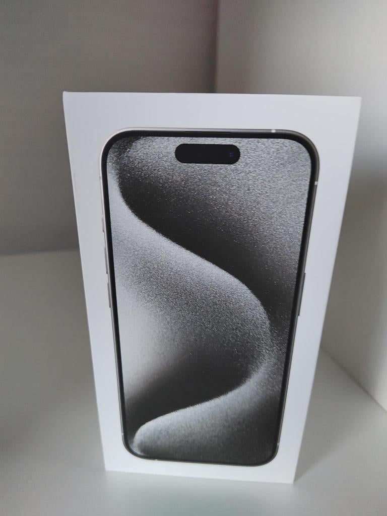 Apple iPhone 15 Pro 5G Blanc 256 Go, Télécoms, Téléphonie mobile | Apple iPhone, 256 GB, 88 %, Comme neuf, Enlèvement