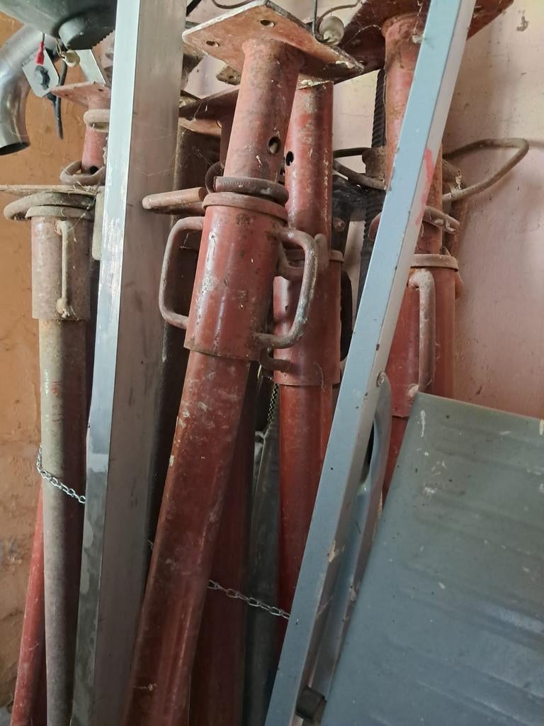 Étançons de maçon grande hauteur (2,50m à 4m) – très solides, Enlèvement