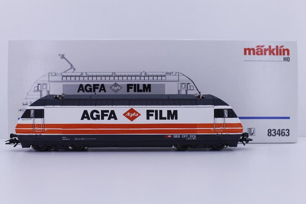 Marklin HO 83463 Re 460 SBB/CFF "Agfa film", Hobby & Loisirs créatifs, Trains miniatures | HO, Comme neuf, Locomotive, Märklin